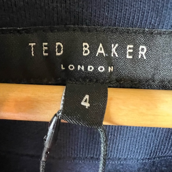 NWT Ted Baker London Notrav Navy Blue Hoodie Sweatshirt Men’s Size: L - Picture 11 of 13